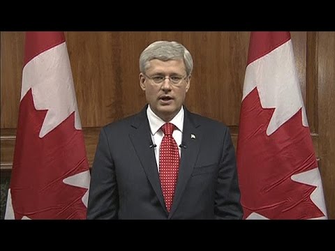 فلسطنيون يستقبلون وزير الخارجية الكندي