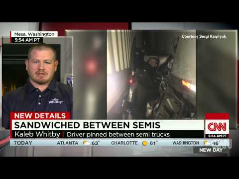 القدر ينتشل أميركي من الموت بعد حادث سير