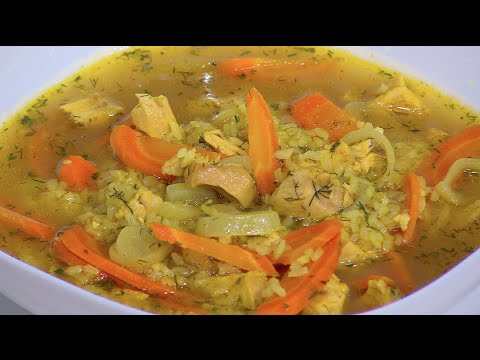 شاهد طريقة عمل شوربة الدجاج بالارز و الكاري