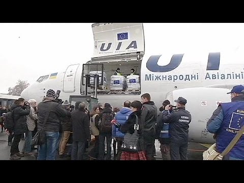مساعدات أوروبية للنازحين جراء الصراع في أوكرانيا