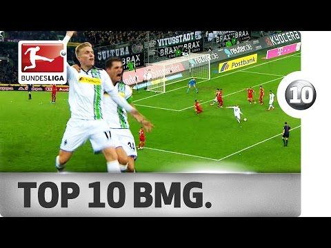 شاهد أفضل 10 أهداف لبوروسيا مونشنغلادباخ في البوندزليغا