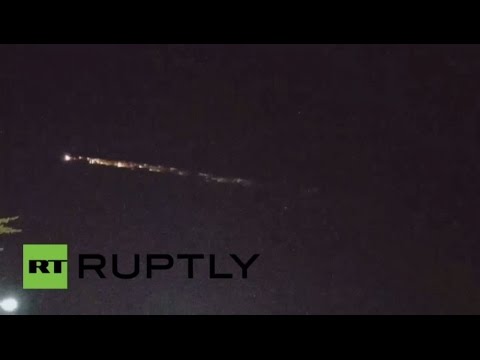 بالفيديو سقوط شظايا صاروخ صيني في الولايات المتحدة