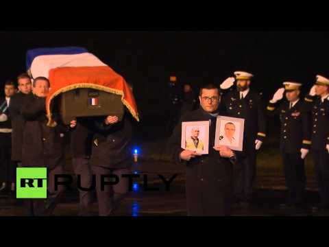 نقل جثث 9 قتلى إلى فرنسا