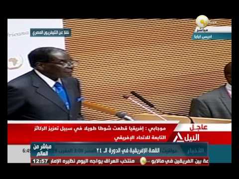 جانب من وقائع الجلسة الإفتتاحية للدورة 24 للقمة الأفريقية