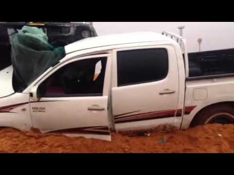 حادث اصطدام بين سيارتين في نفود المحليَّة