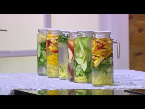 بالفيديو طريقة عمل مشروب التفاح الأخضر والجنزبيل
