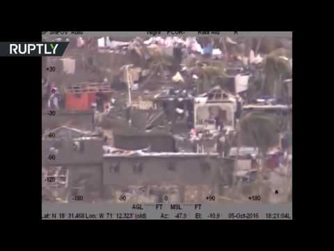 شاهد ارتفاع حصيلة قتلى إعصار ماثيو