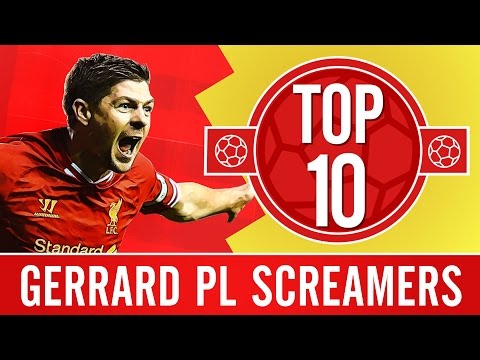 شاهد 10 أهداف رائعة لـجيرارد مع ليفربول في الدوري الإنجليزي