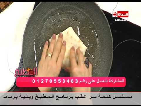 طريقة عمل  ساندويتش لحمة بالجبنة والطحينة