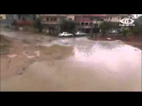 غرق قرى وبلدات فلسطينية بالأمطار الغزيرة