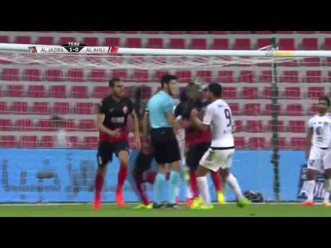 شاهد هدف الأهلي الأول في مرمى الجزيرة