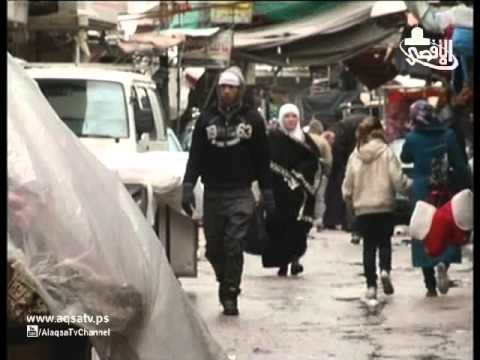 اللاجئون الفلسطينيون في الأردن يواجهون البرد