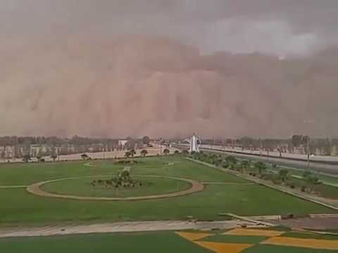 شاهد لحظات مروعة للعاصفة مدار