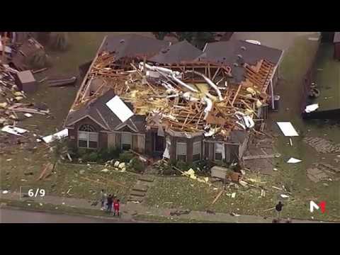 شاهد مخلفات العواصف ورداءة الطقس في عدد من الولايات الأميركية