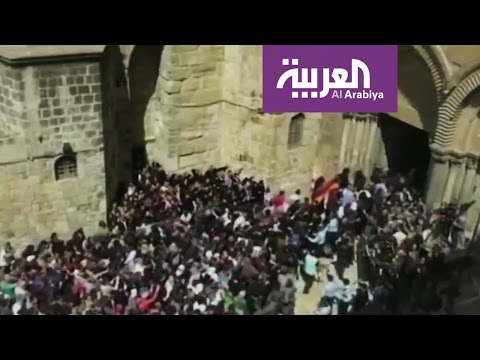 شاهد انخفاض أعداد المسيحيين فى مدينة القدس إلى 4 آلاف شخص