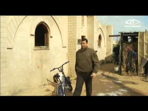 بيوت من الخشب لإيواء الفلسطينين في غزة