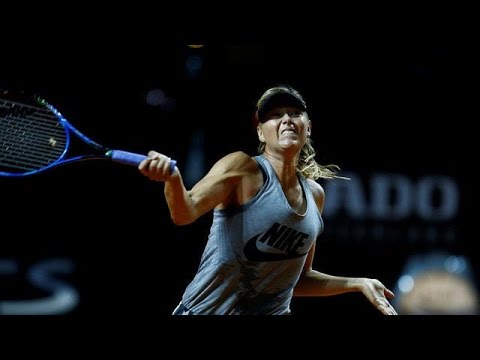 بالفيديو الروسية شارابوفا تعود منتصرة للمستطيل الأخضر