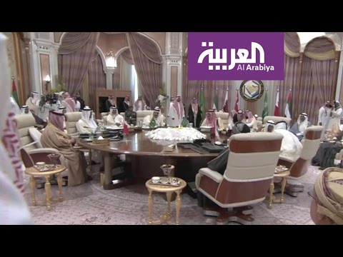 شاهد الرئيس الأميركي دونالد ترامب يعقد قمة مع قادة الخليج