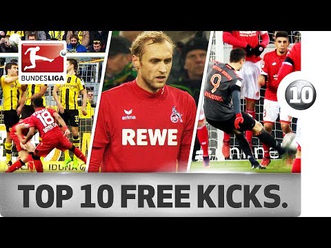 أفضل 10 أهداف من ضربات حرة في البوندسليغا