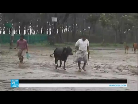 شاهد إجلاء مئات الآلاف من السكان في بنغلادش