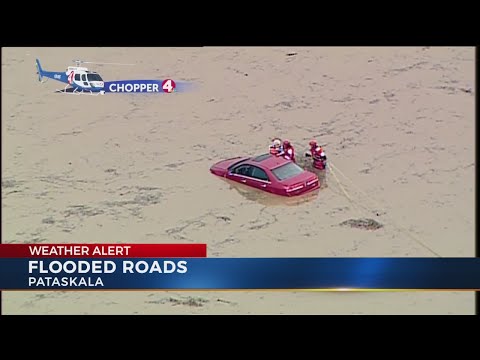 شاهد الأمطار الغزيرة تؤدي إلى فيضانات تغرق ولاية أوهايو