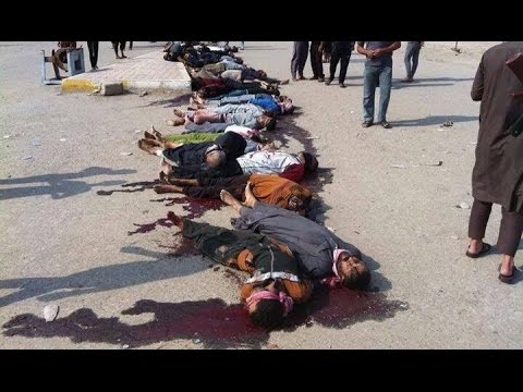 شاهد مجزرة داعش بحق عشيرة البونمر