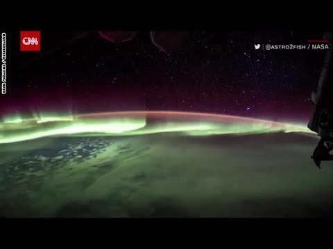 بالفيديو أضواء الشفق القطبي من محطة الفضاء الدولية