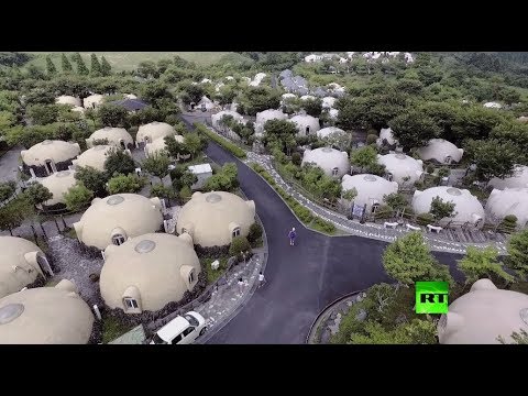 شاهد ابتكار قرية آمنة ومضادة للزلازل في اليابان