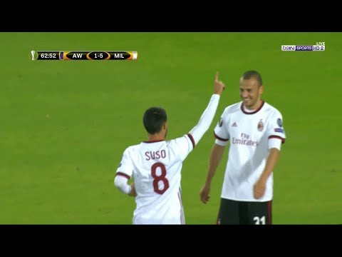 شاهد نادي ميلان يسحق نظيره أوستريا فيينا بخماسية مميّزة