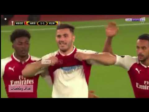 شاهد أسيست النني يساهم في هدف التعادل لأرسنال في مرمى كولن الألماني