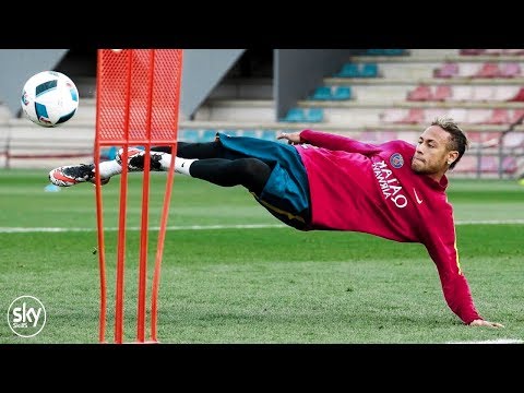 شاهد تدريبات النجم البرازيلي نيمار دا سيلفا الخاصة