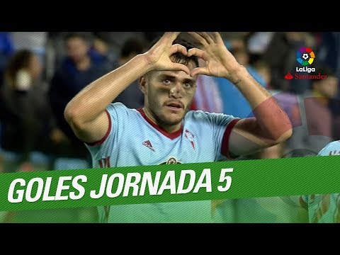 استمتع بجميع أهداف الجولة الخامسة في الدوري الإسباني