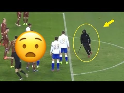 شاهد لقطات عصبية مجنونة وأخرى مضحكة لجماهير كرة القدم