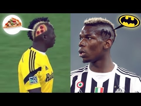 أغرب قصّات الشعر للاعبي الكرة على شكل رسوم