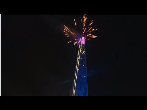 شاهد  طوكيو تستقبل العام الميلادي الجديد