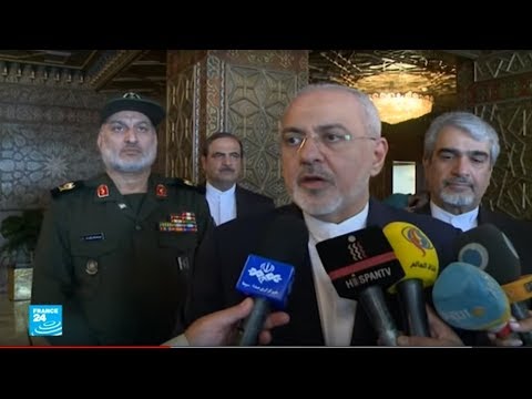 شاهد ظريف يجري مباحثات في دمشق