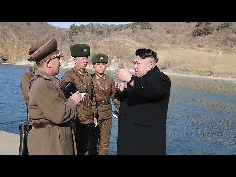 شاهد كوريا الشمالية تجري تدريبات صاروخية