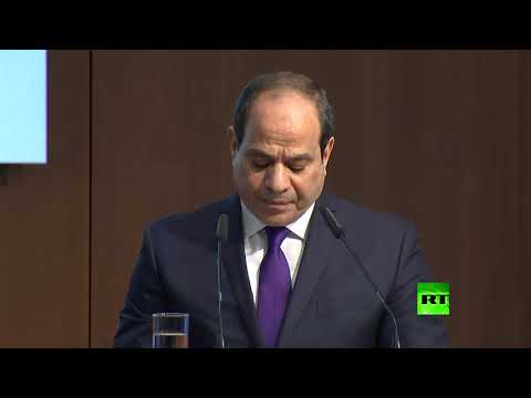 كلمة للرئيس المصري عبد الفتاح السيسي من برلين