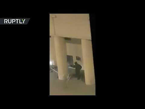 لحظة تصفية مطلق النار على مقر الأمن الفيدرالي الروسي