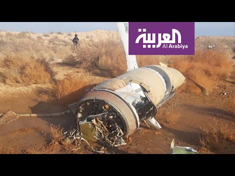 شاهد صور تظهر سقوط صواريخ باليستية إيرانية على قاعدة عين الاسد في العراق