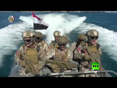 شاهد مناورات سعودية مصرية في البحر الأحمر