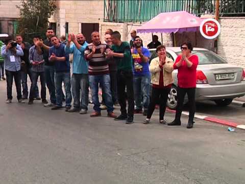 غزيون يشاركون في المارثون الدولي الثالث لمقاومة سياسة الإحتلال