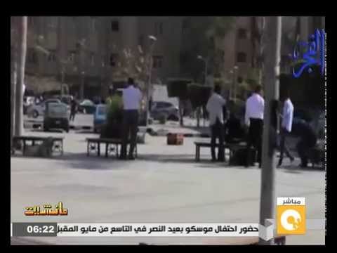 بالفيديو إبطال مفعول قنبلة بدائية الصنع داخل جامعة القاهرة