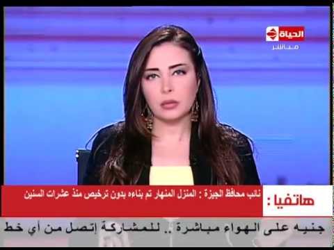 بالفيديو  الحماية المدنية تبحث عن ضحايا انهيار منزل في الجيزة