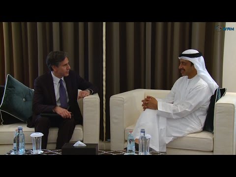 شاهد بن زايد يستقبل نائب وزير الخارجية الأميركي