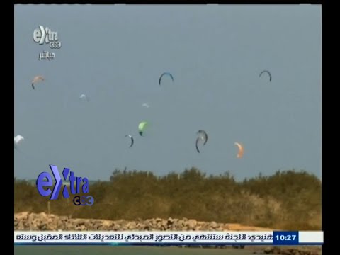 بالفيديو ساحل البحر الأحمر يتحول إلى ملتقى للطائرات الورقية