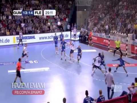 فيديو أحمد الأحمر يسجل هدفًا في دوري اليد الألماني