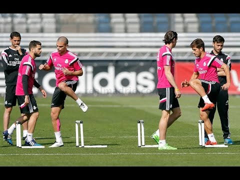 فيديو بيل يشارك في تمارين الريال لمواجهة أتلتيكو