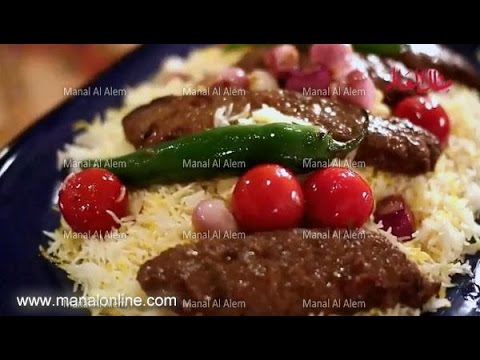 بالفيديو كباب اللحم مع الأرز بالزعفران