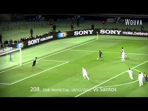 شاهد 400 هدف لميسي مع برشلونة الأسباني